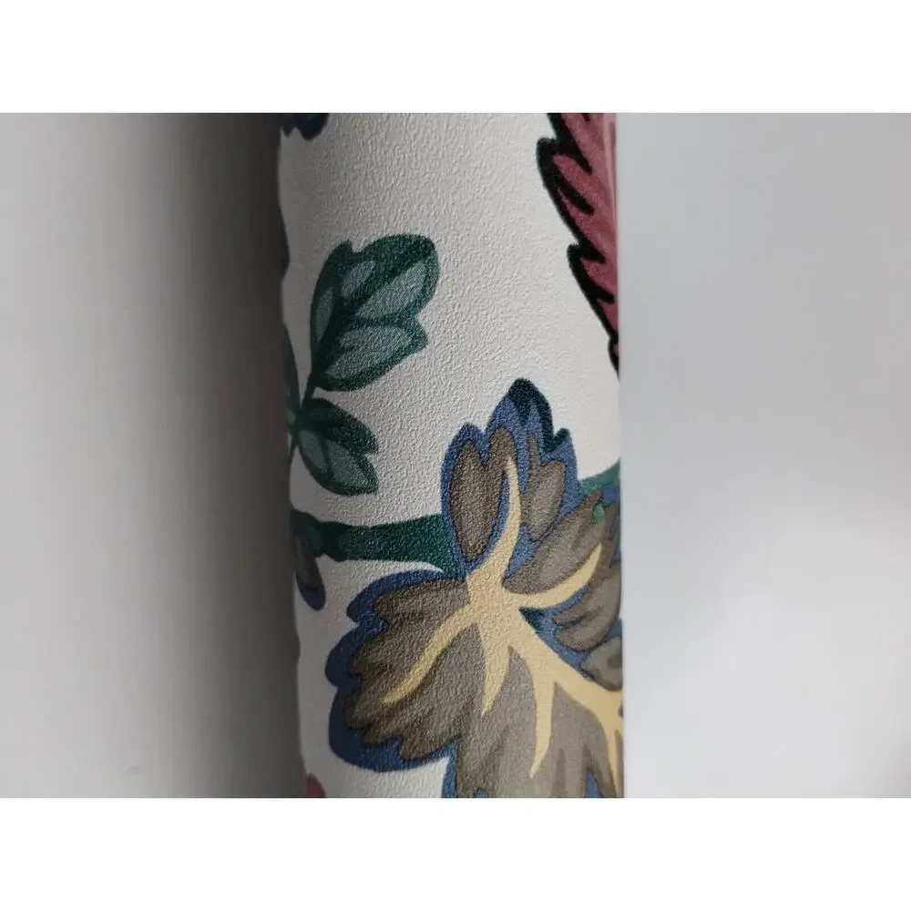 Fashon Pre-pasted Decorative Wall Border - Green Maroon Blue - 5yds - 6.75